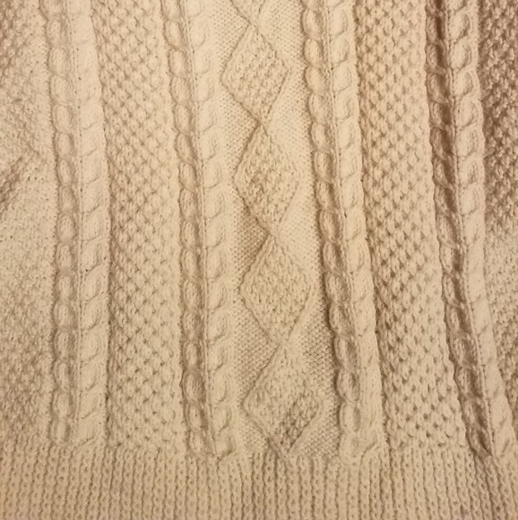 STANDUN Ireland cable wool sweater unisex … - Picture 3 of 4